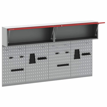 Werkzeugschrank-Set 6 stk. Rot Pulverbeschichteter Stahl