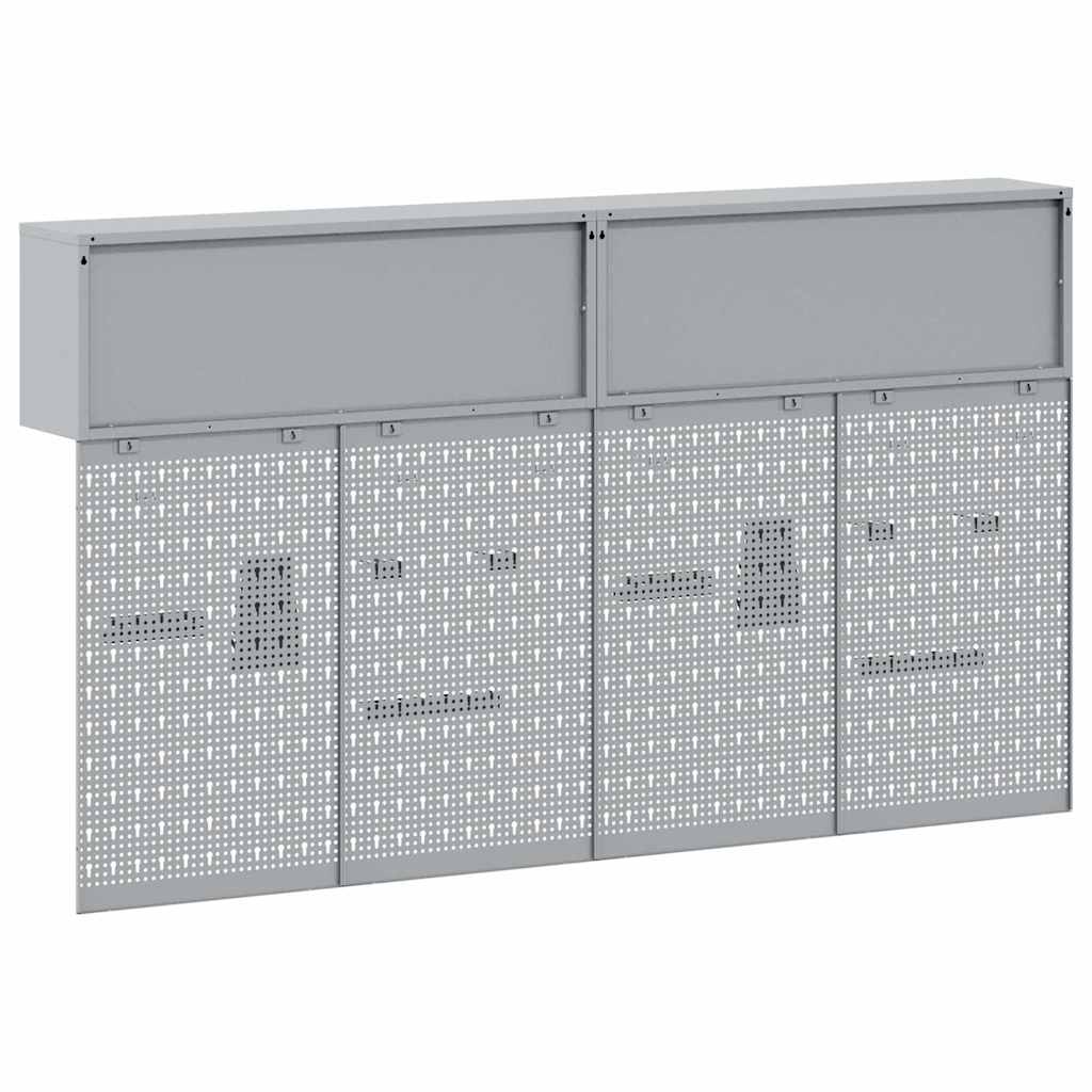 Werkzeugschrank-Set 6 stk. Rot Pulverbeschichteter Stahl