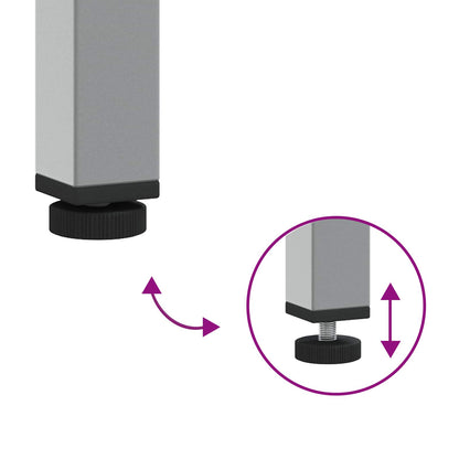 Werkbank 8 stk. Schwarz und Grau Ingenieure Holz und Stahl
