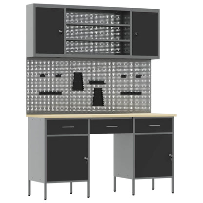 Werkbank 7 stk. Schwarz Ingenieure Holz und Stahl
