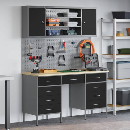 Werkbank 7 stk. Schwarz Ingenieure Holz und Stahl