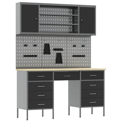 Werkbank 7 stk. Schwarz Ingenieure Holz und Stahl