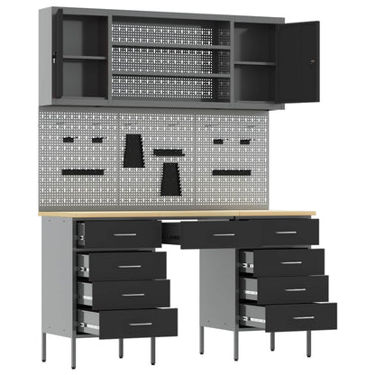 Werkbank 7 stk. Schwarz Ingenieure Holz und Stahl