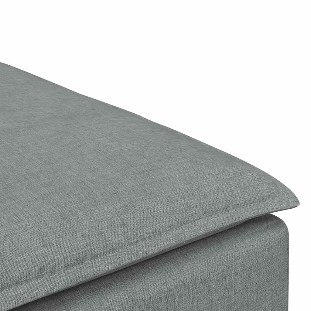 Modulares Sofa-Fußhocker-Modul Hellgrau 100 x 100 x 48 cm