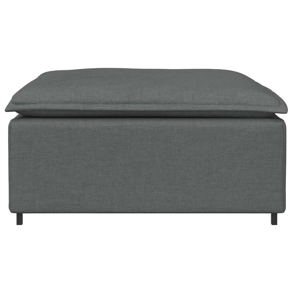 Modulares Sofa-Fußhocker-Modul Dunkelgrau 100 x 100 x 48 cm