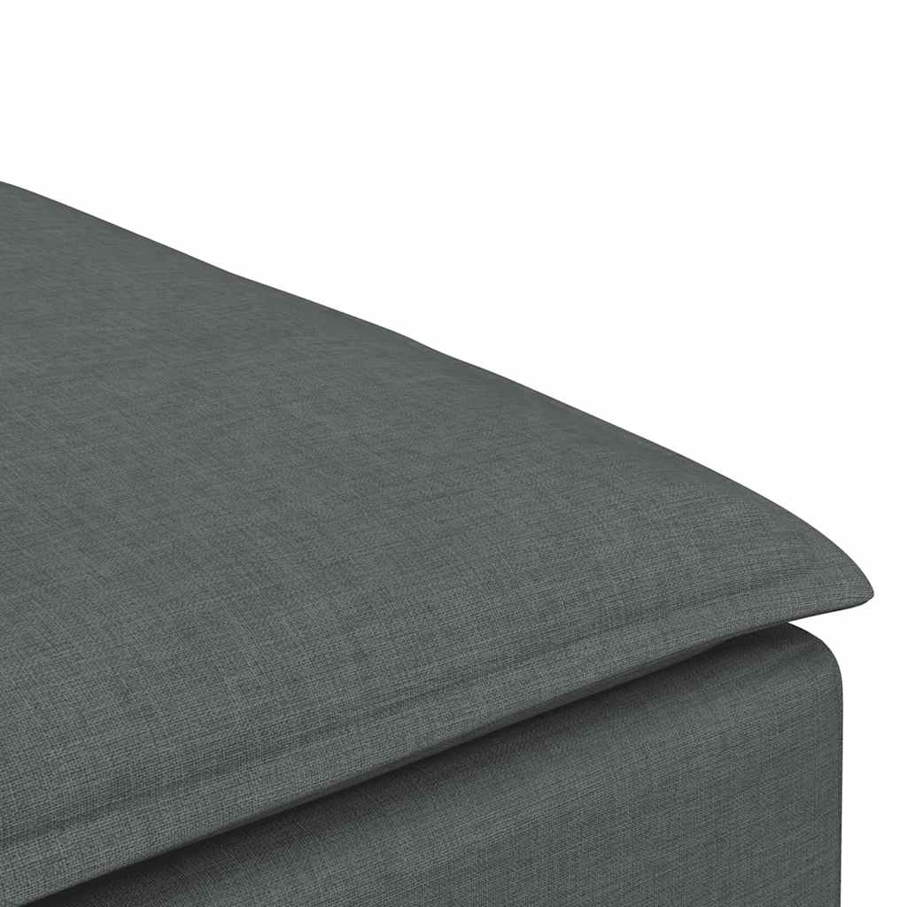 Modulares Sofa-Fußhocker-Modul Dunkelgrau 100 x 100 x 48 cm