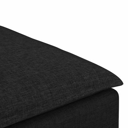 Modulares Sofa-Fußhocker-Modul Schwarz 100 x 100 x 48 cm