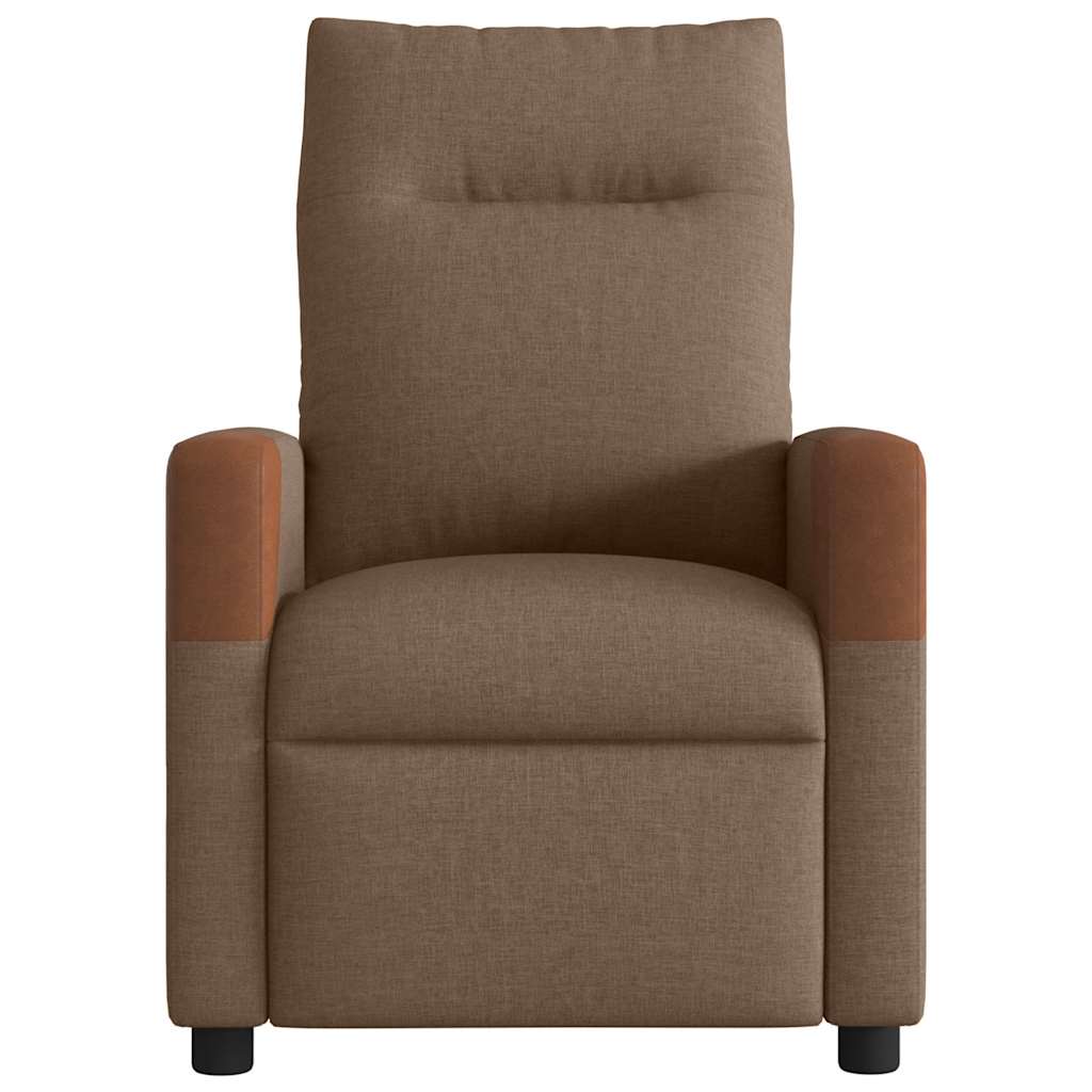 Massagesessel Braun Stoff