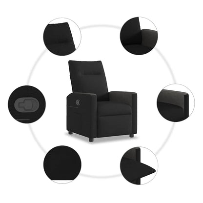 Relaxsessel Schwarz Stoff