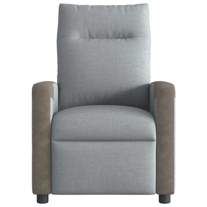 Relaxsessel Hellgrau Stoff