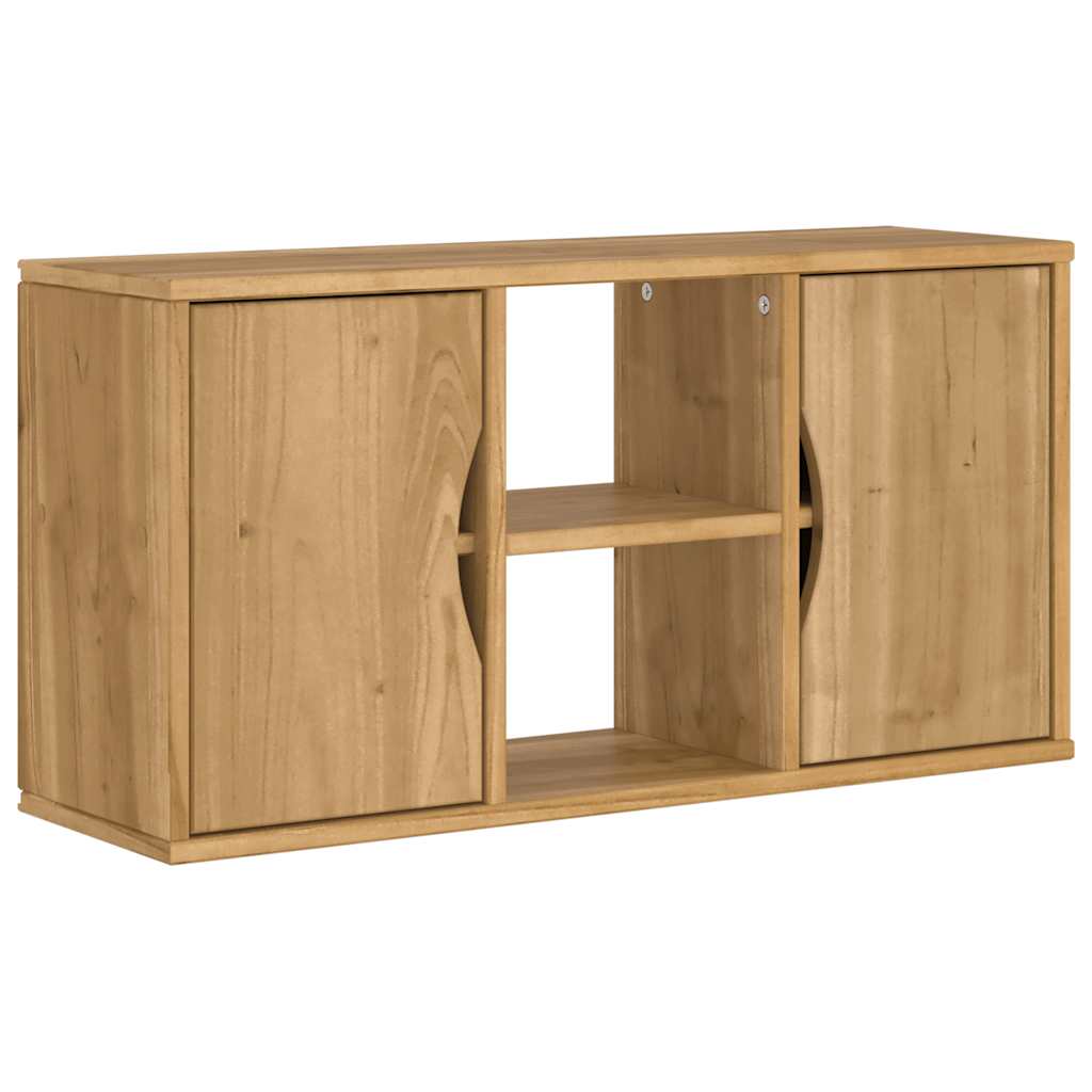 Meuble TV ODDA 79x24x40 cm en pin massif