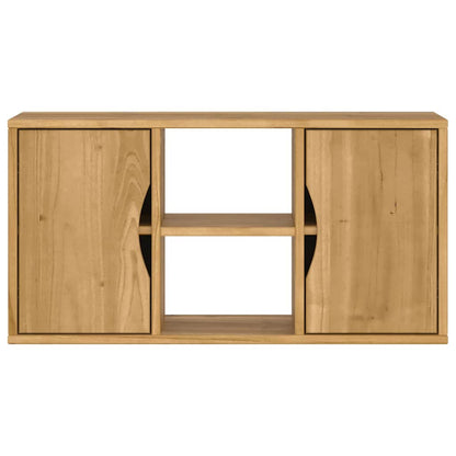 TV-Schrank ODDA 79x24x40 cm Massivholz Kiefer