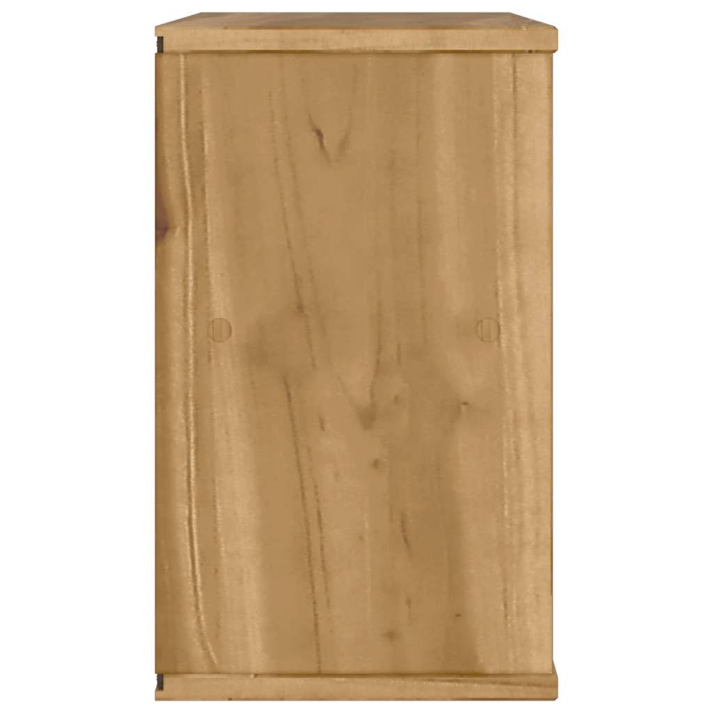 Meuble TV ODDA 79x24x40 cm en pin massif