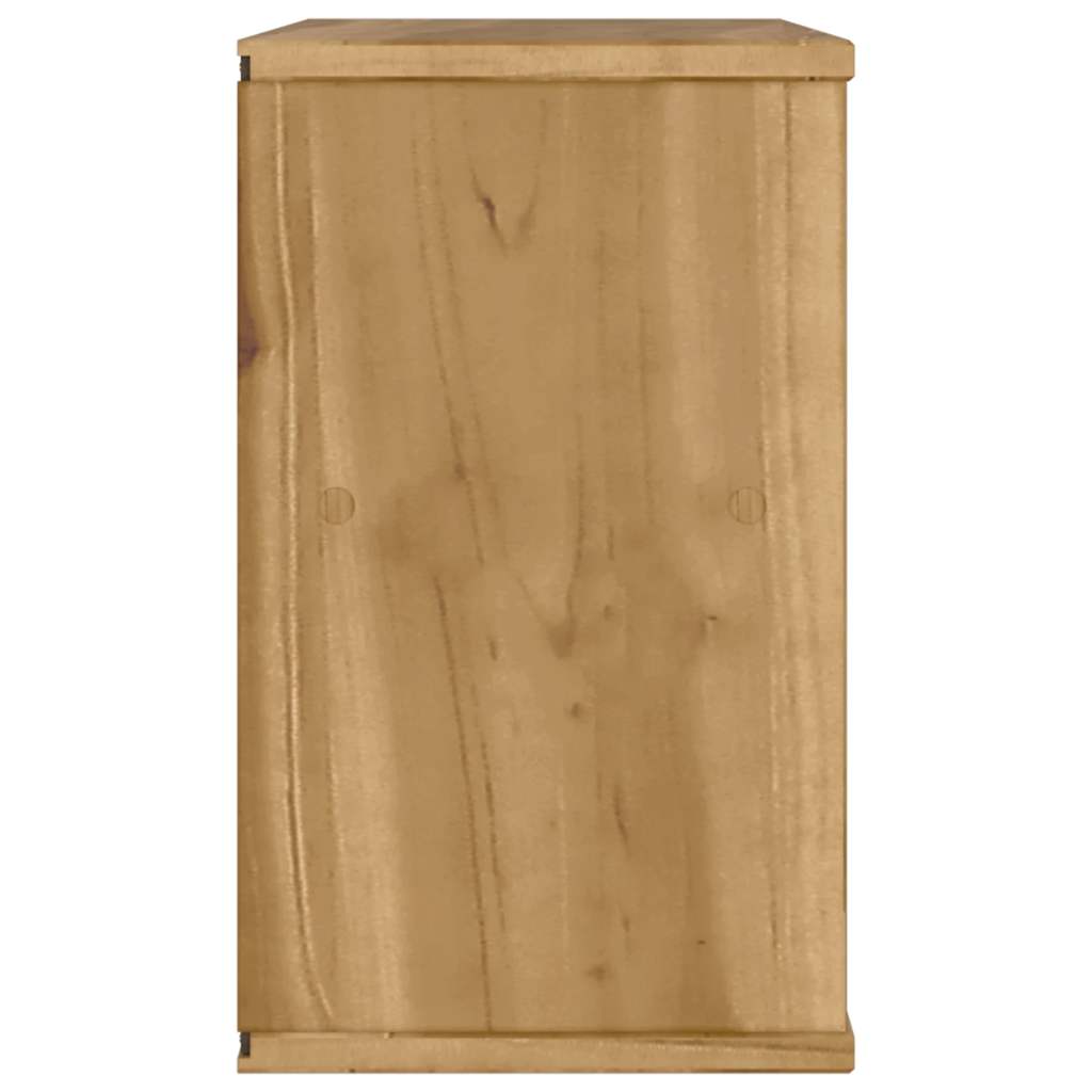 TV-Schrank mit Schublade ODDA 79x24x40 cm Massivholz Kiefer