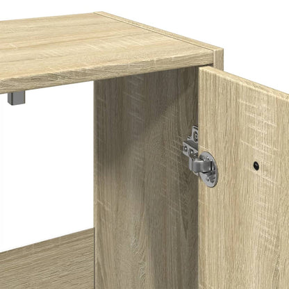 4-tlg. Badmöbel-Set Sonoma-Eiche Holzwerkstoff