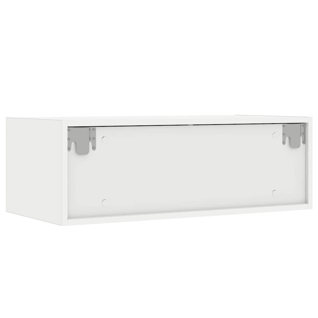 Meuble TV avec éclairage LED blanc 75x35,5x25 cm