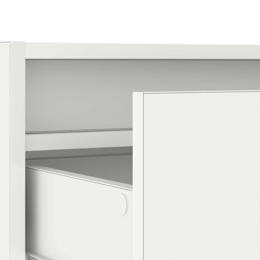 Meuble TV avec éclairage LED blanc 75x35,5x25 cm