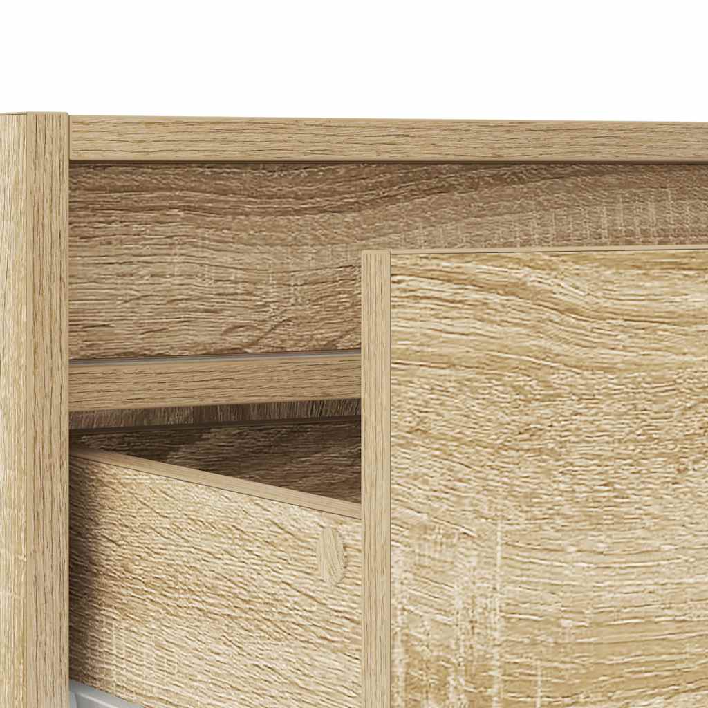 Meuble TV avec éclairage LED en chêne Sonoma 75x35,5x25 cm
