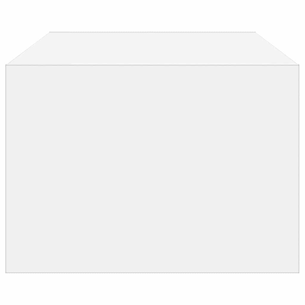 Meuble TV avec éclairage LED blanc 100x35,5x25 cm
