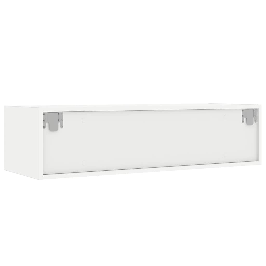 Meuble TV avec éclairage LED blanc 100x35,5x25 cm
