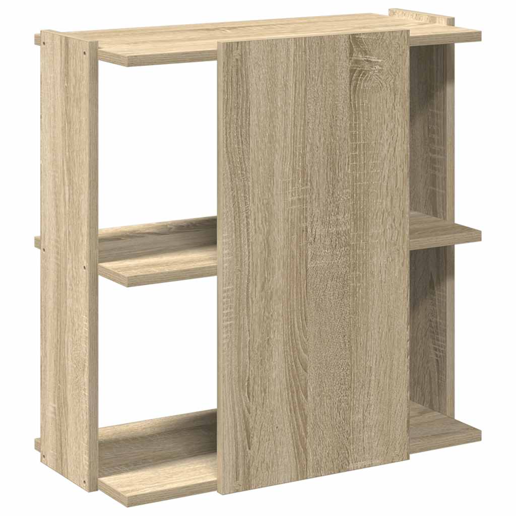 Bibliothèque 3 étagères en chêne Sonoma 60x30x60 cm matériau bois