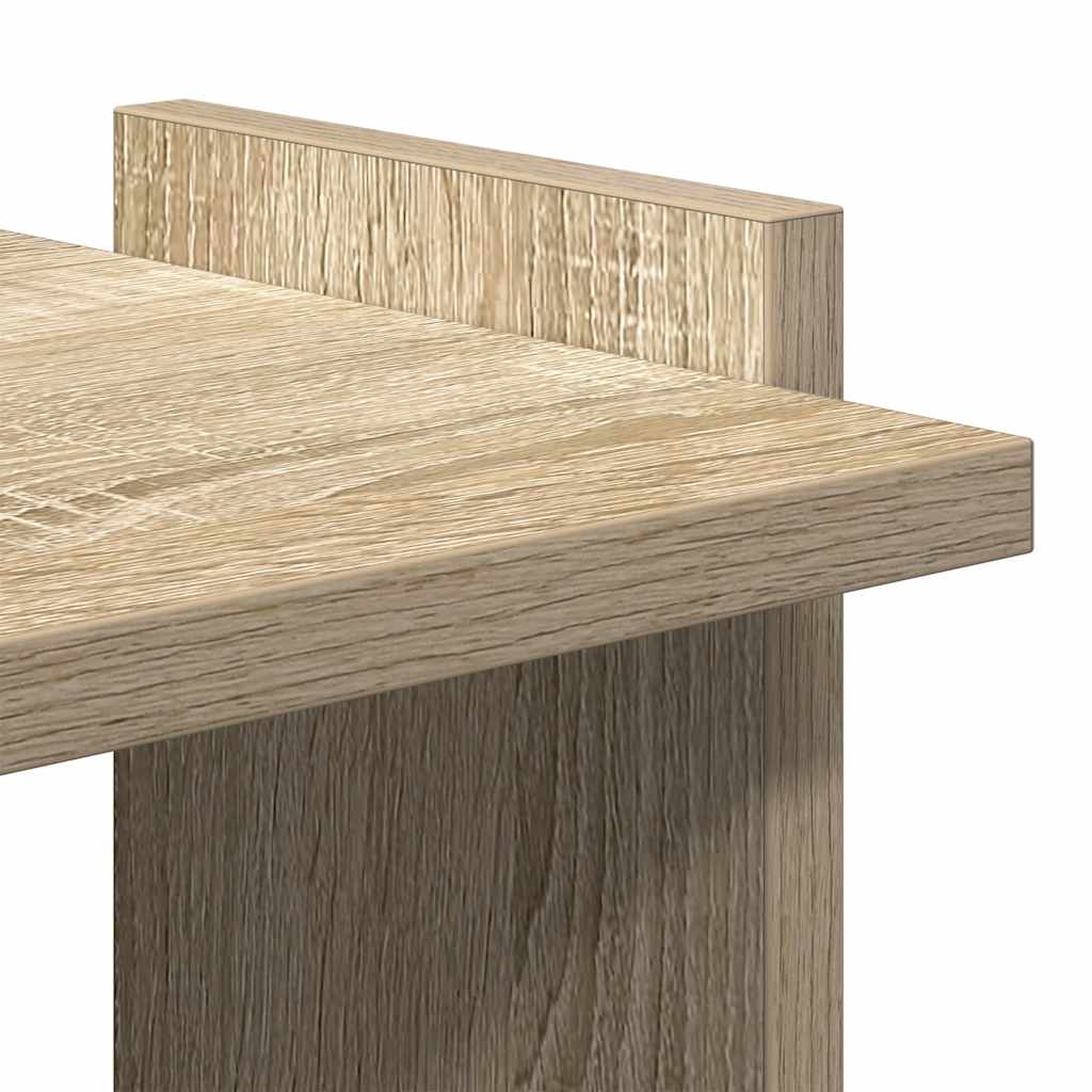 Bibliothèque 3 étagères en chêne Sonoma 60x30x120 cm matériau bois