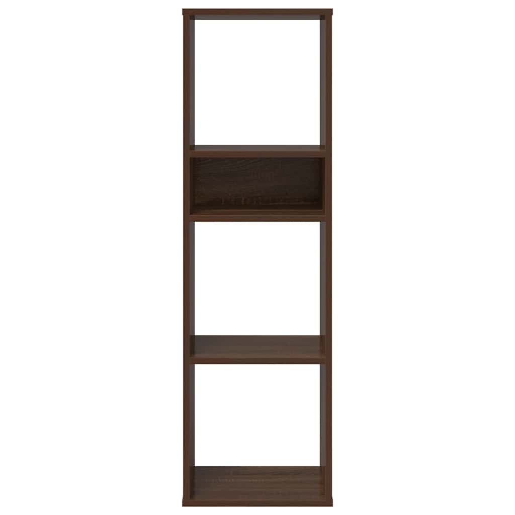 Bücherregal Braun Eichen-Optik 34x31x112 cm Holzwerkstoff
