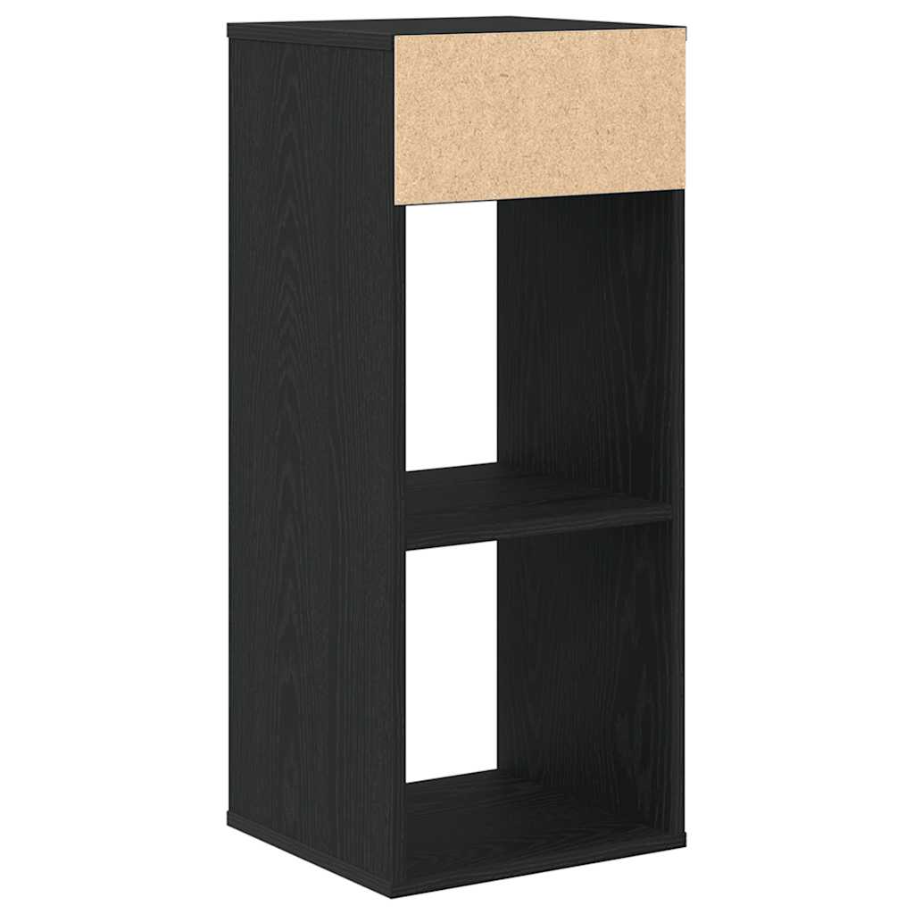 Bibliothèque noire 34x31x80 cm en bois