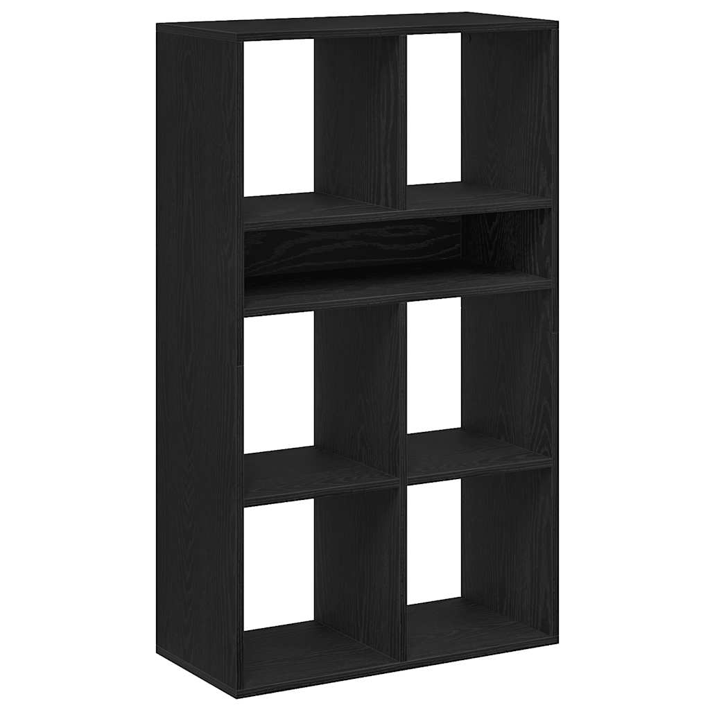 Bibliothèque noire 66x31x112 cm en bois