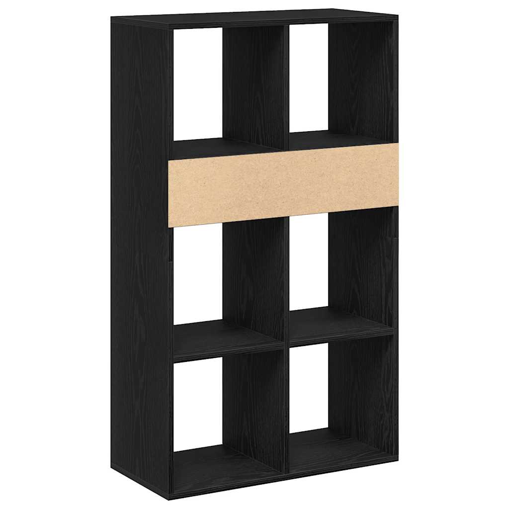 Bibliothèque noire 66x31x112 cm en bois