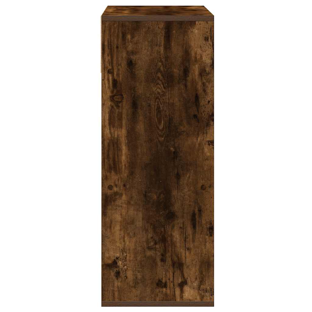 Bücherregal Räuchereiche 66x31x80 cm Holzwerkstoff