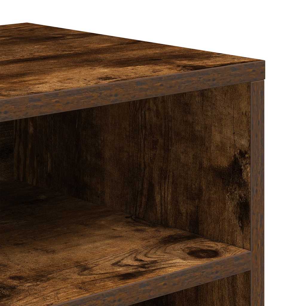 Bücherregal Räuchereiche 66x31x80 cm Holzwerkstoff