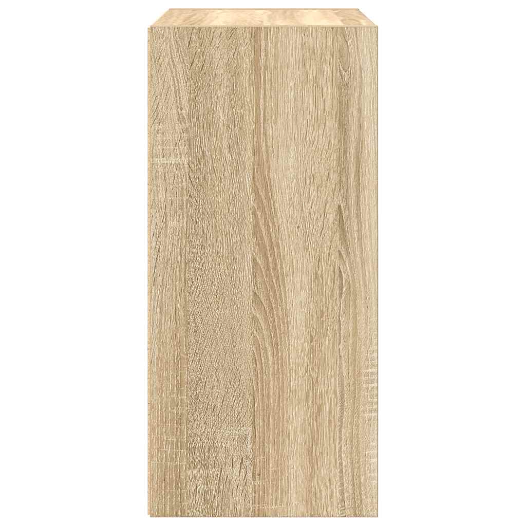 Bibliothèque en chêne Sonoma 31x24x52 cm matériau bois