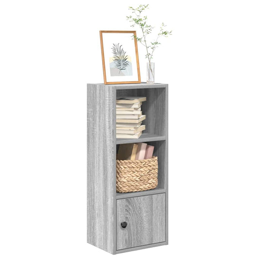 Bücherregal Grau Sonoma 31x24x77 cm Holzwerkstoff