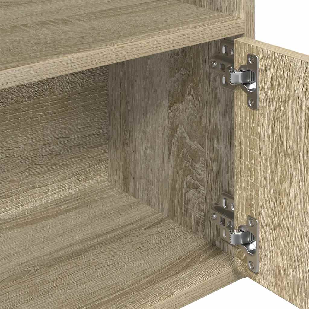 Bibliothèque en chêne Sonoma 31x24x127 cm matériau bois