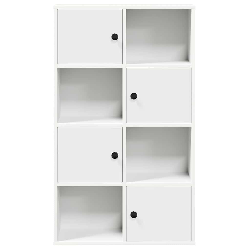 Bibliothèque blanche 60x24x101,5 cm en bois