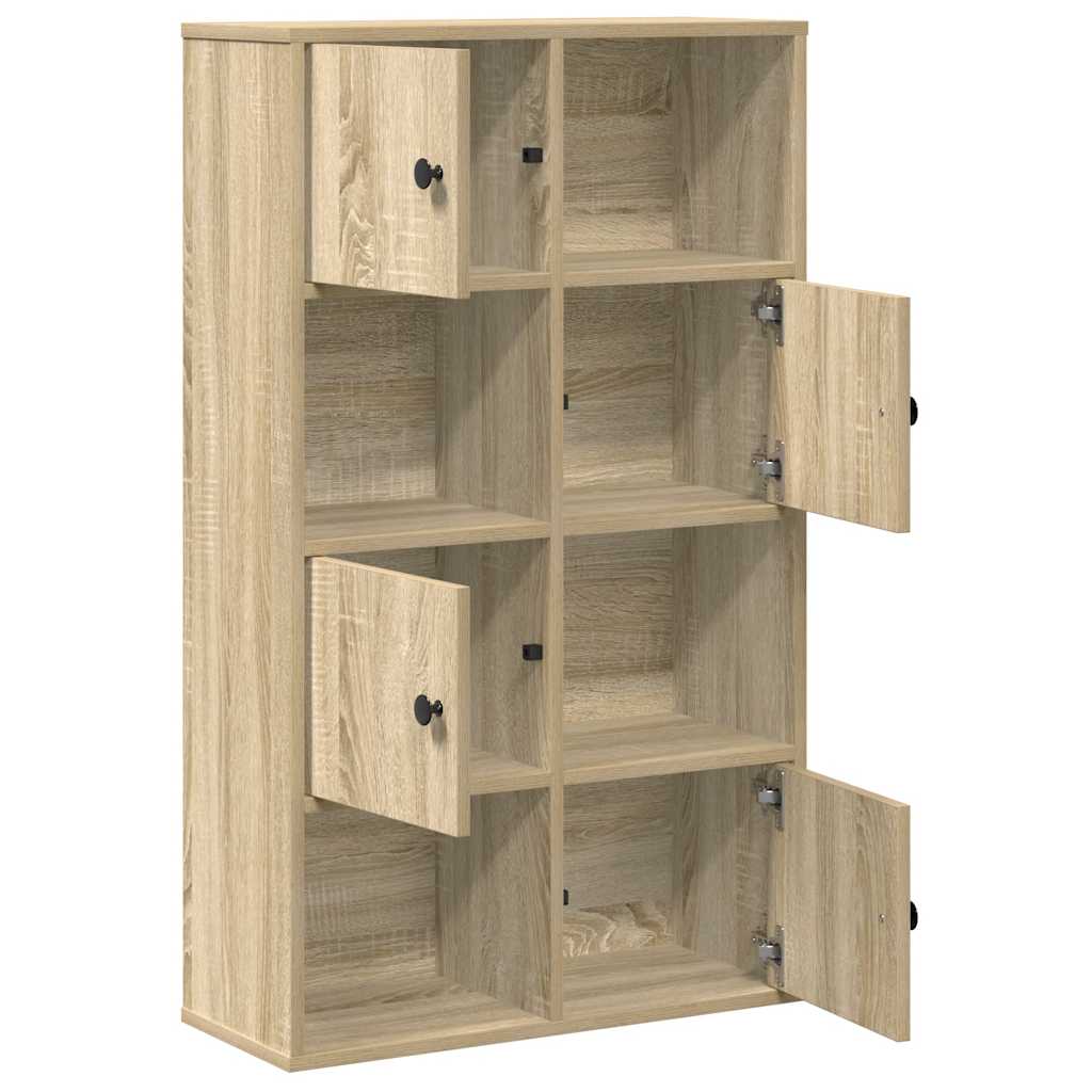 Bibliothèque en chêne Sonoma 60x24x101,5 cm, matériau bois