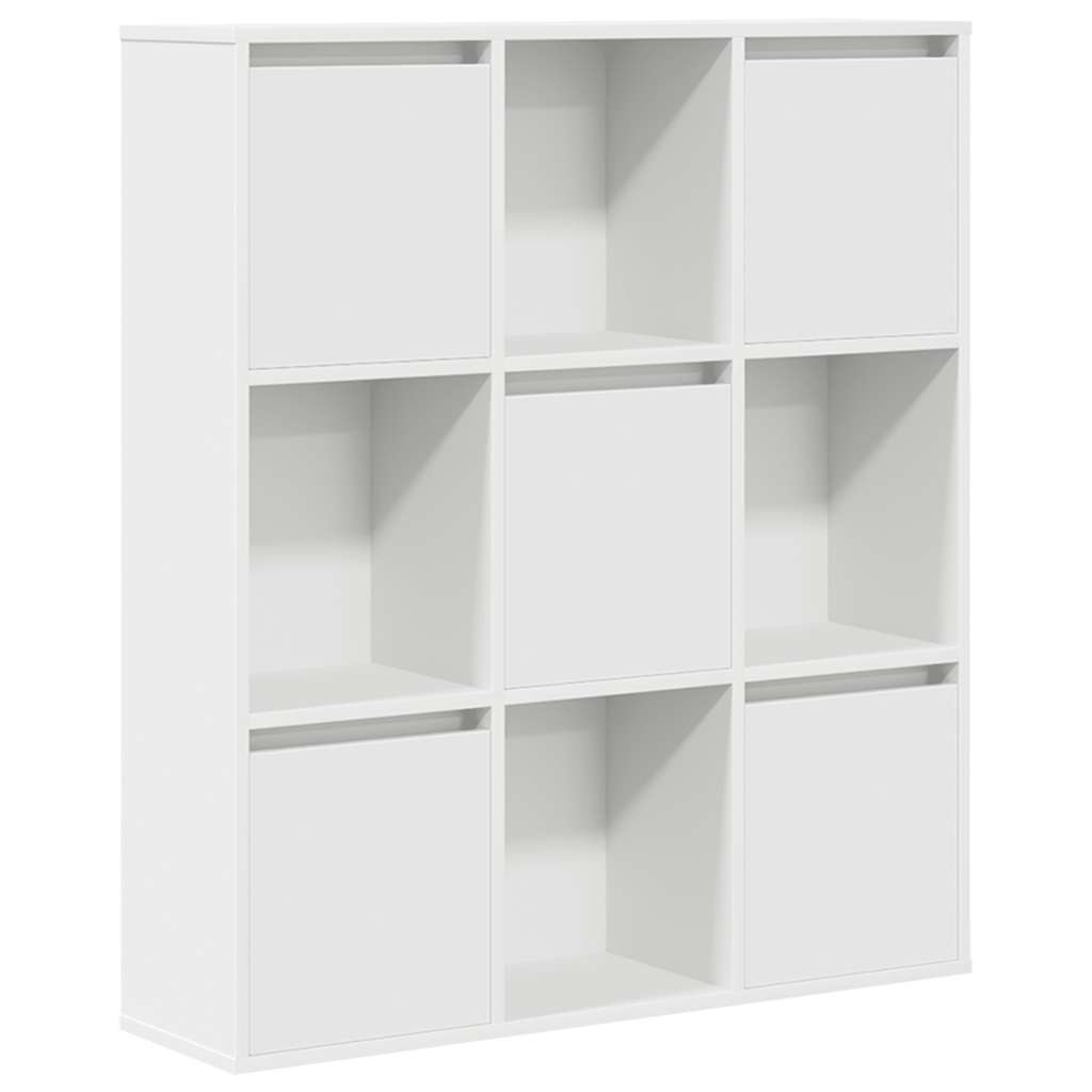Bibliothèque blanche 89x24x101,5 cm en bois