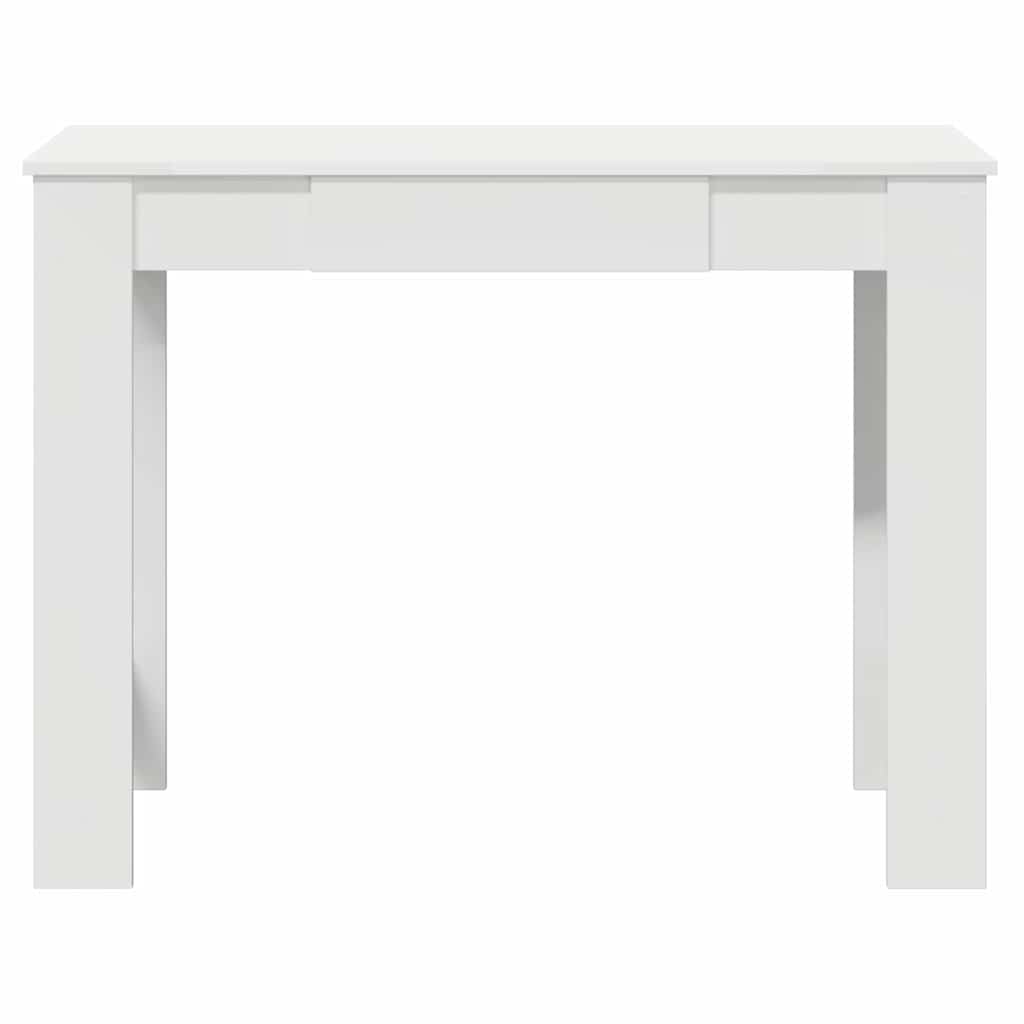 Bureau blanc 100x45x75 cm en bois