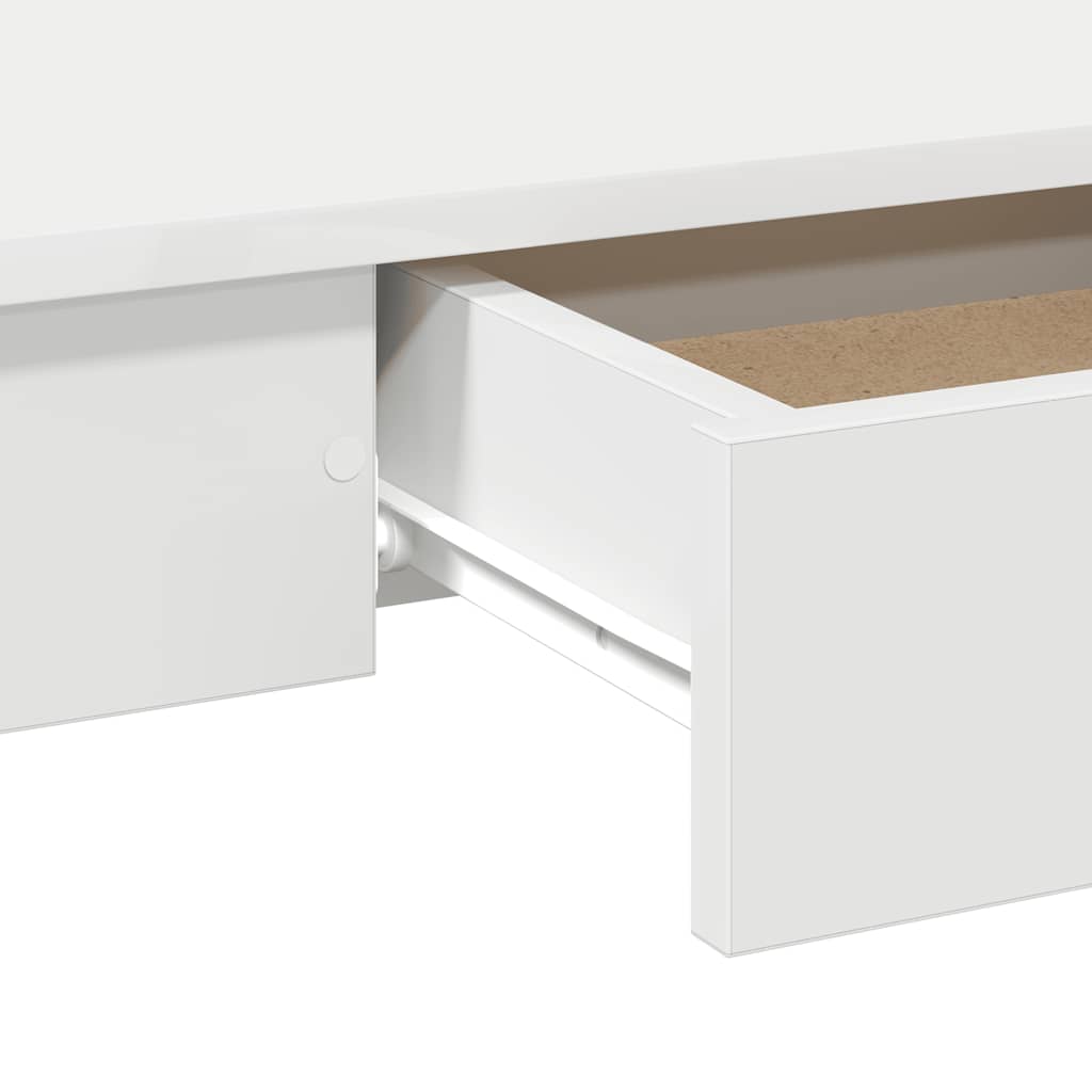 Bureau blanc 100x45x75 cm en bois