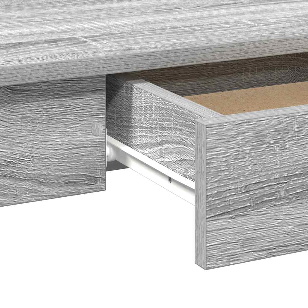 Bureau Gris Sonoma 100x45x75 cm en bois