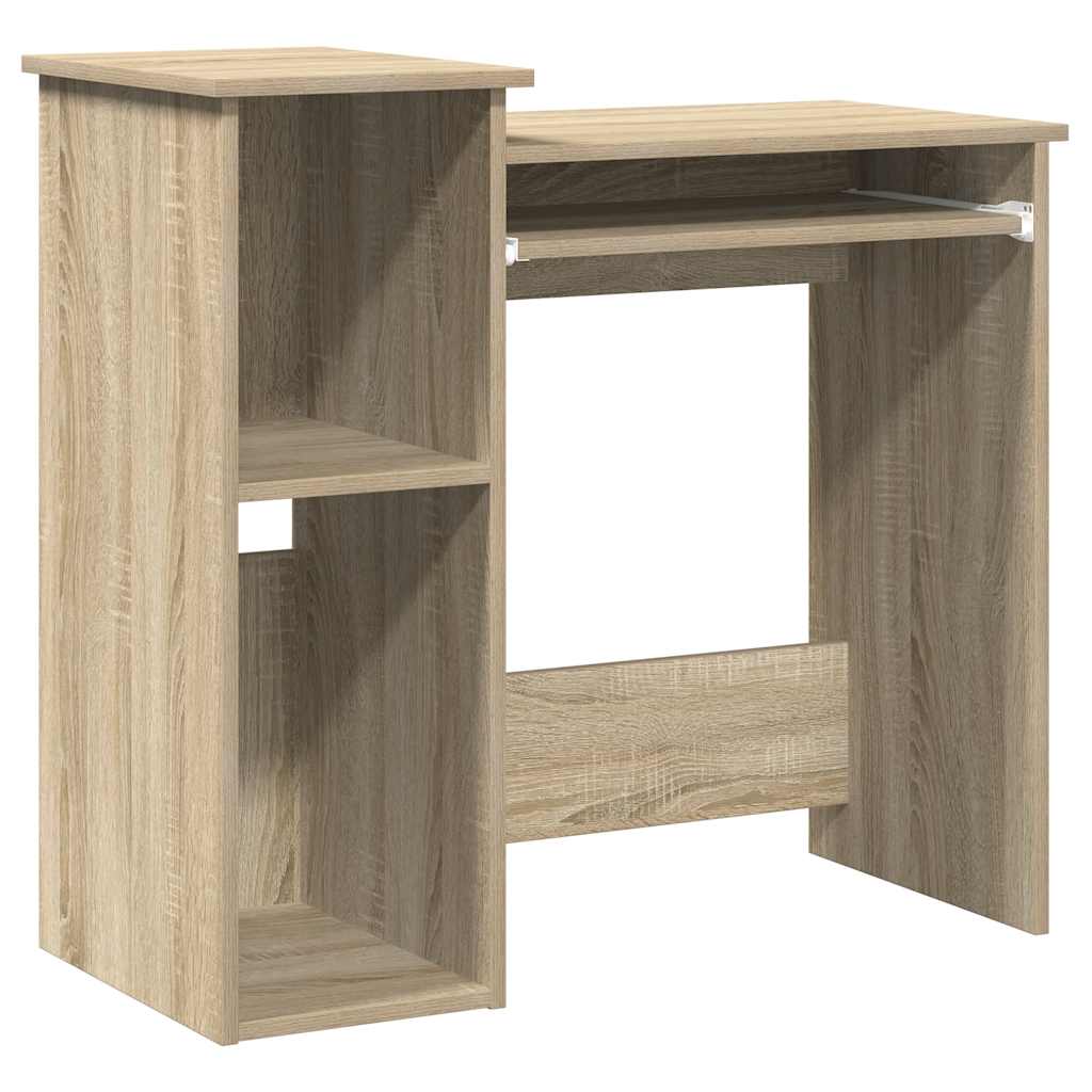 Schreibtisch mit Regalen Sonoma-Eiche 84x40x78 cm Holzwerkstoff