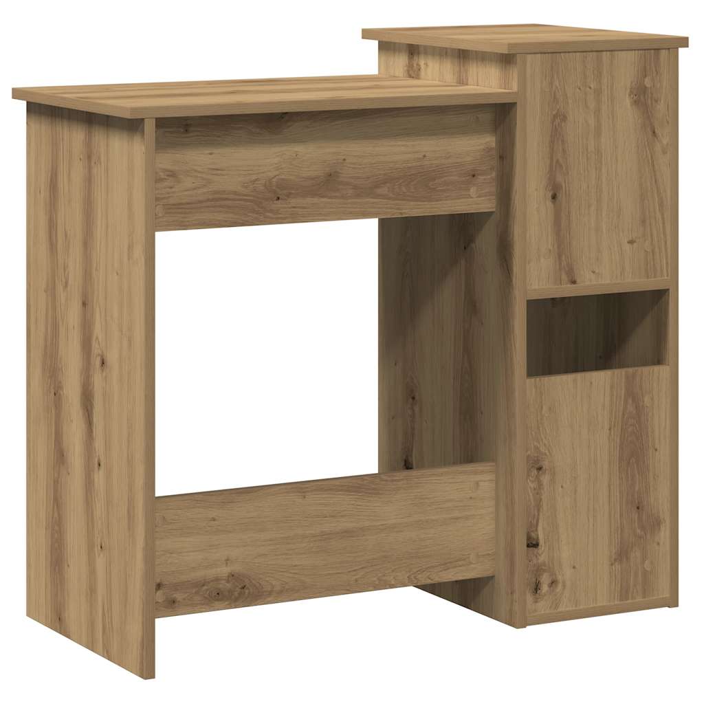 Schreibtisch mit Regal Artisan-Eiche 84x40x78cm Holzwerkstoff