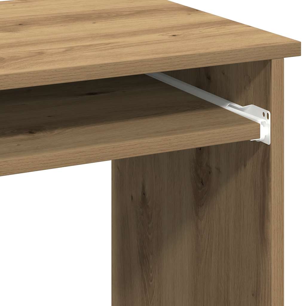 Schreibtisch mit Regal Artisan-Eiche 84x40x78cm Holzwerkstoff