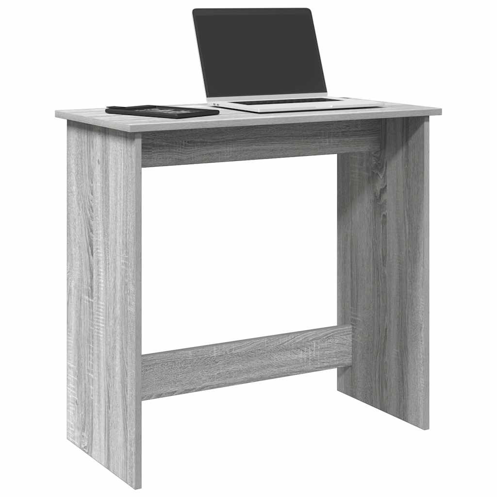 Bureau Sonoma gris 80x40x75 cm matériau bois
