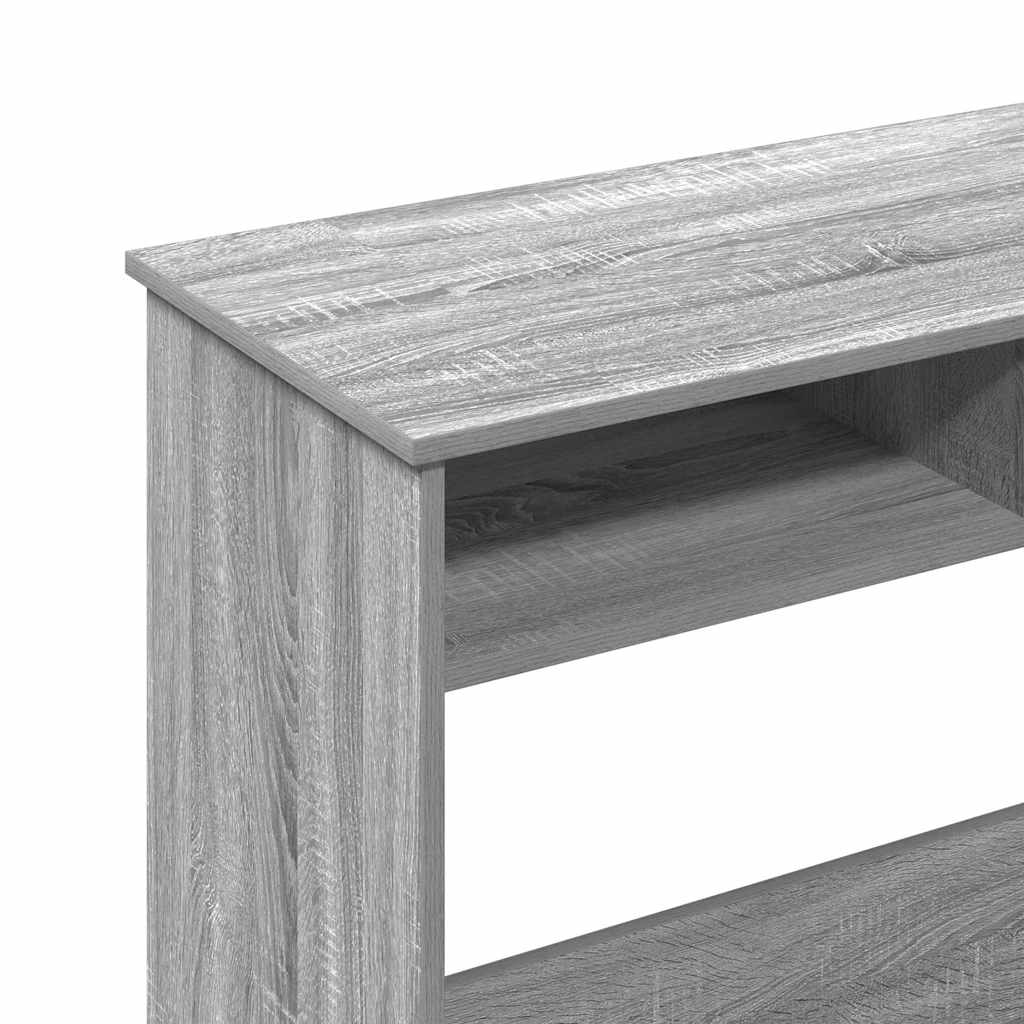 Bureau Sonoma gris 80x40x75 cm matériau bois