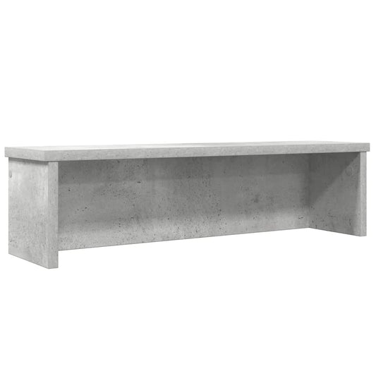 Étagère de cuisine empilable en béton gris 50x15x16 cm en bois