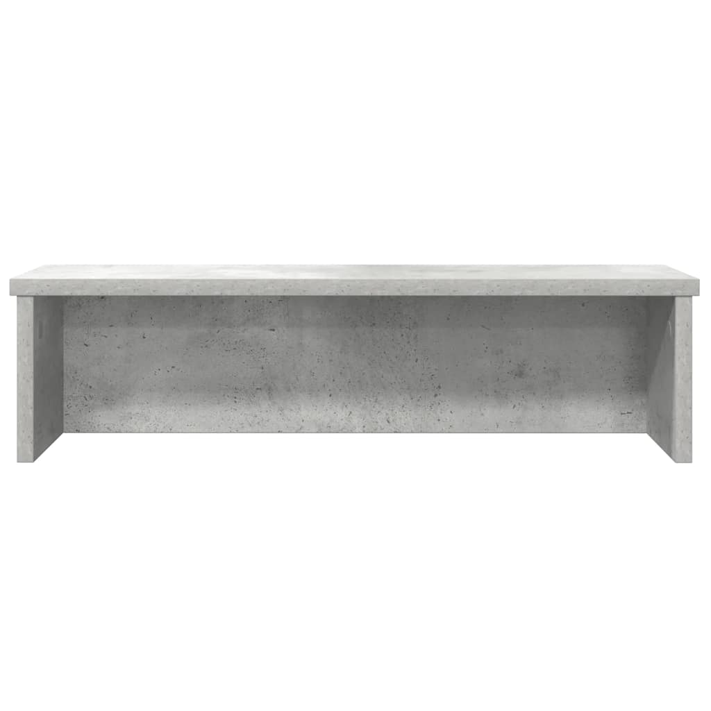 Étagère de cuisine empilable en béton gris 50x15x16 cm en bois