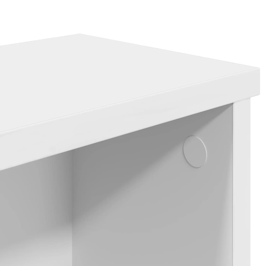 Étagère de cuisine empilable blanche 60x15x16 cm en bois