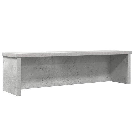 Étagère de cuisine empilable en béton gris 60x15x16 cm en bois